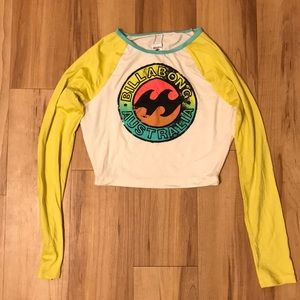 Billabong crop top rash guard